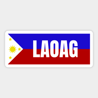 Laoag City in Philippines Flag Sticker